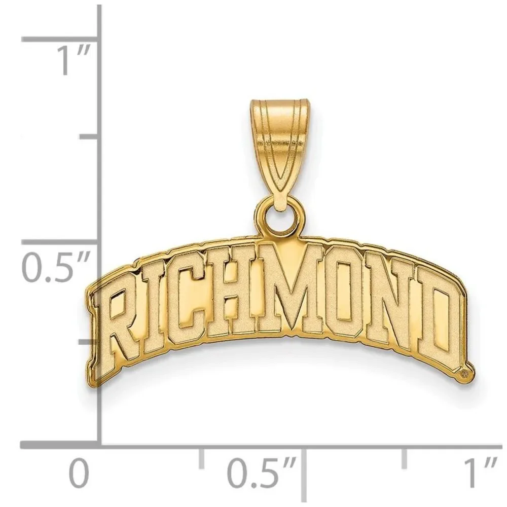 10K Yellow Gold University of Richmond Large Script Pendant